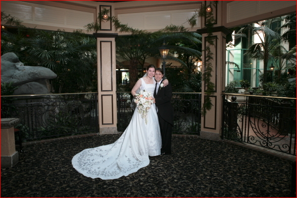 This is a good one! Dave and Erin on their wedding.